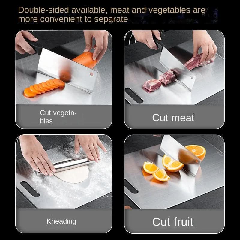 AeroGuard Stainless Steel Chopping Board Antibacterial and Scratch Resistant | Temsk