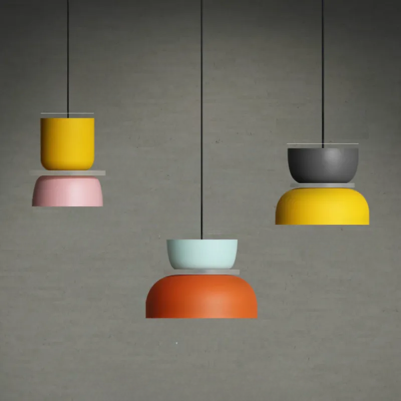 Macaron Pendelleuchte: Pastell Nordische Deckenleuchte | Temsk