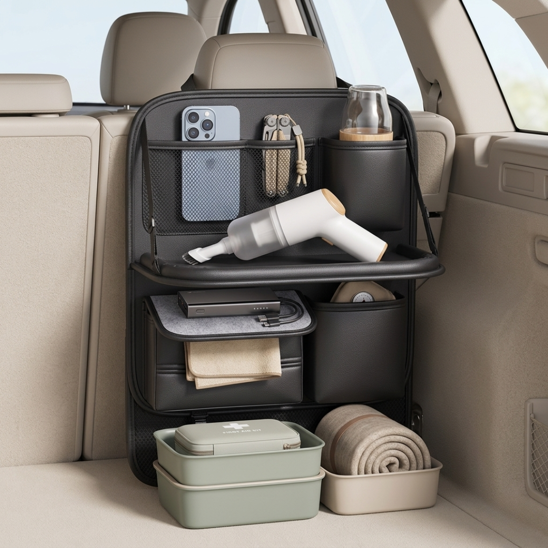Back Seat Organizer For Cars And Travel Accessories | Temsk