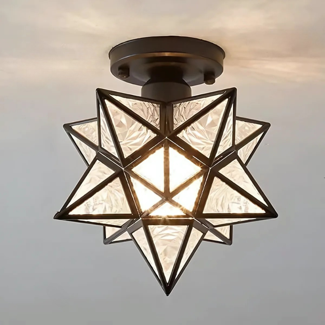 Xelio LED Deckenlampe geometrisches Stern-Design Leuchte | Temsk