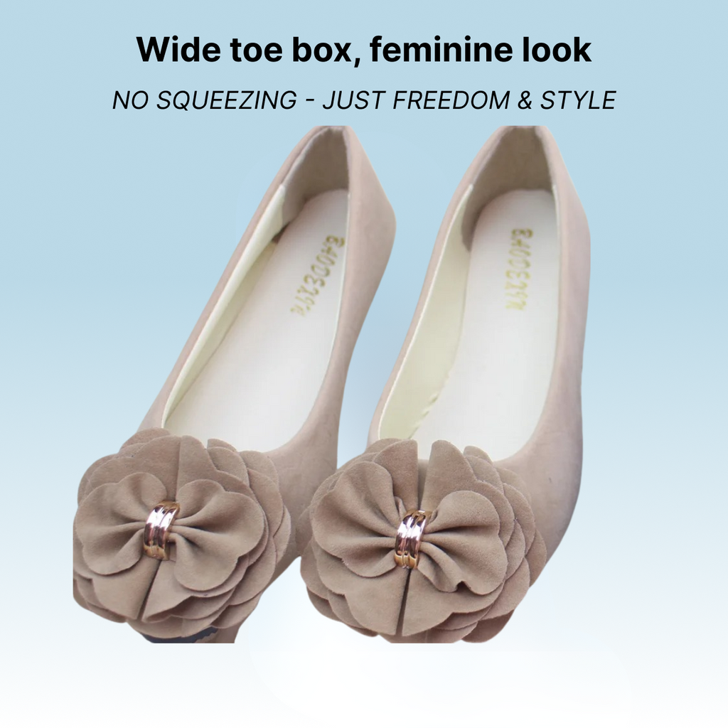 Temsk Nola Cozy - Elegant & Supportive Ballerinas for Daily Comfort