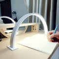 Crescent Moon LED Desk Lamp With USB Power And Metal Body Adjustable Brightness | Temsk