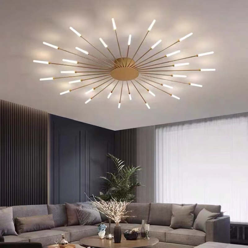 LumaNest Sleek Ceiling Lamp For Living Rooms And Bedrooms With Warm Ambient Lighting | Temsk