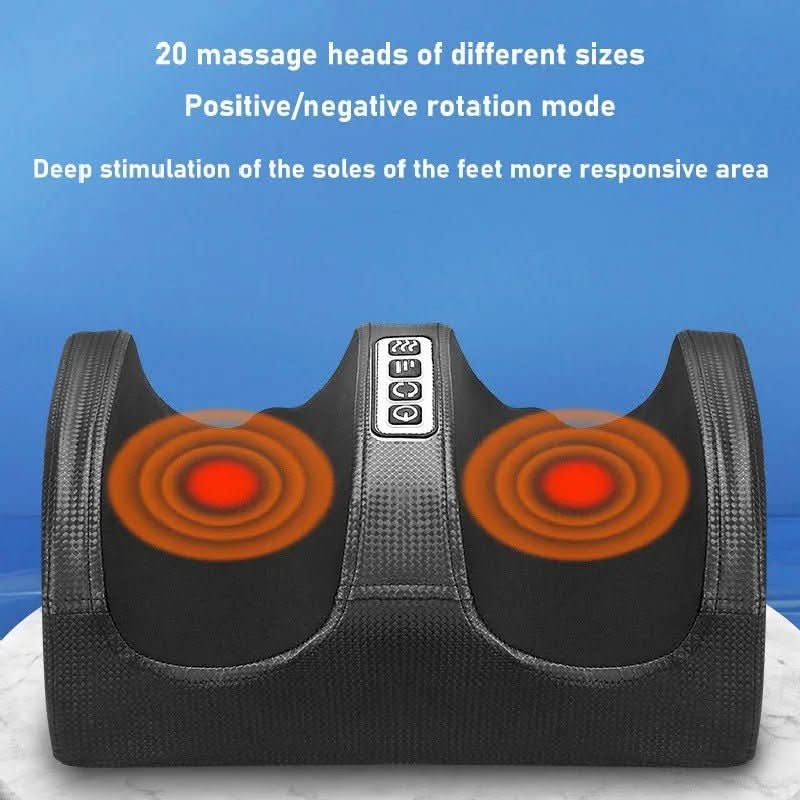 Auralux Shiatsu Foot Massager With Heat Function, 12 3D Massage Balls And Timer | Temsk