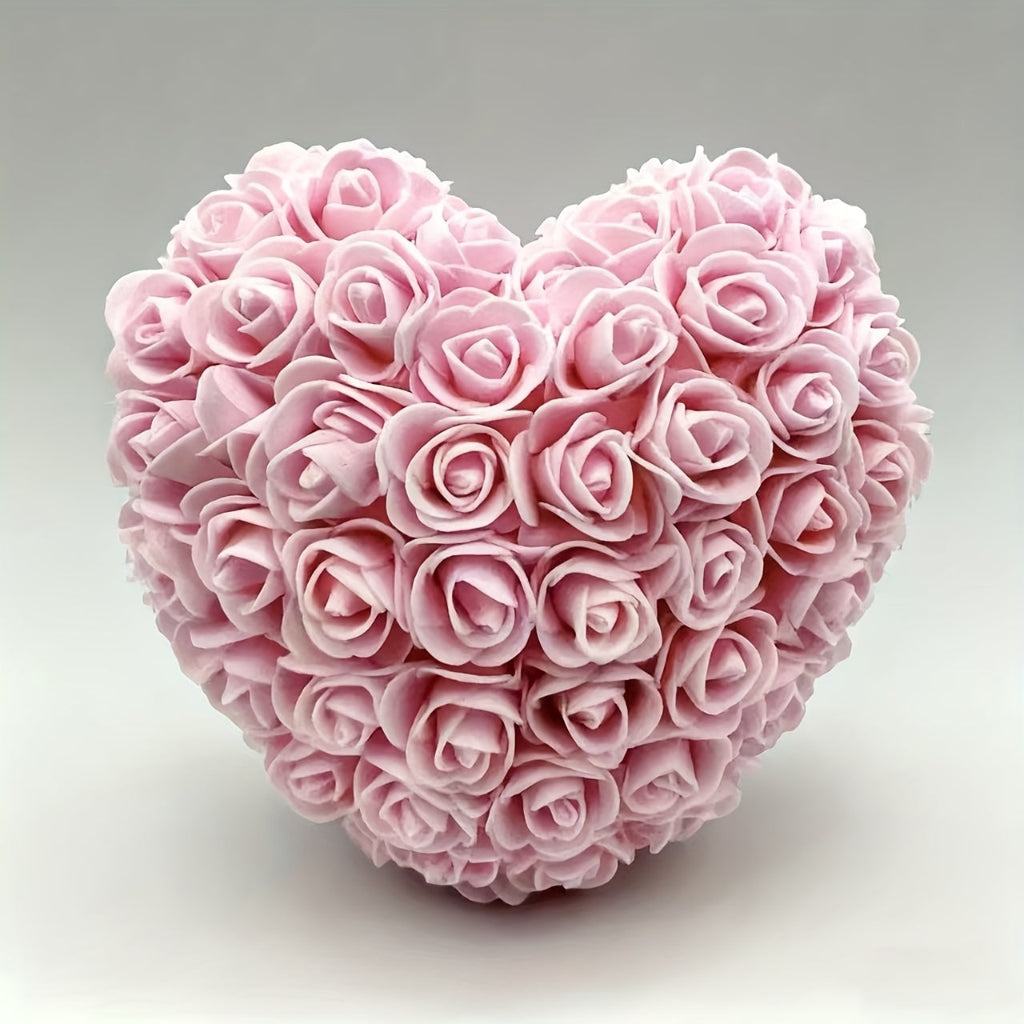 Rose Heart Artificial Flower Table Decor For Mother's Day Gift | Temsk