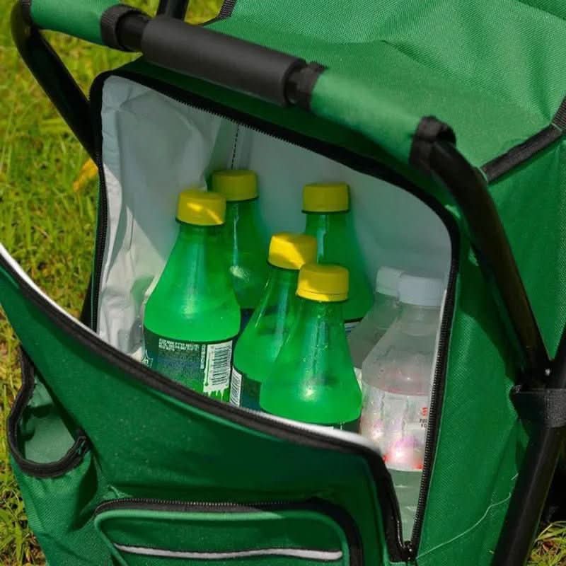 CamoMate batoh 3 v 1 s maskovacím vzorem, skládací židlí a chladicím boxem | Temsk