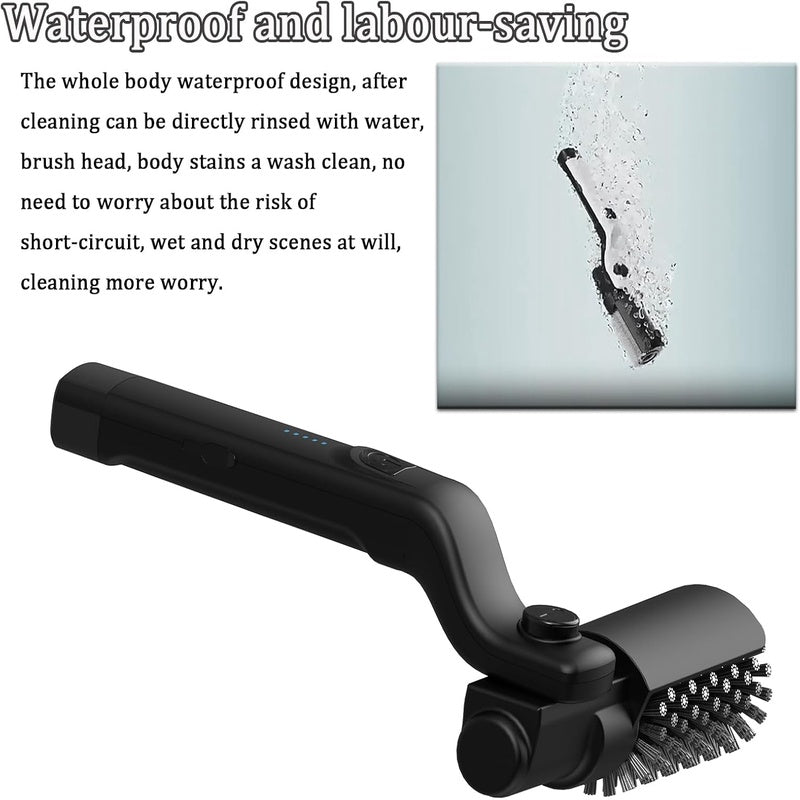 Rechargeable Electric Grill Brush With Durable Stainless Steel Handle | Temsk