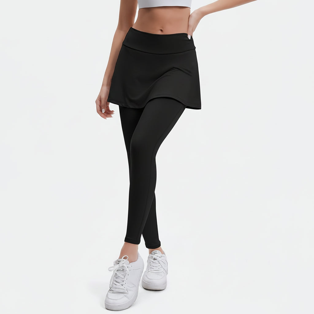 Flared High-Waist Yoga Pants With Stretch For Daily Comfort | Temsk