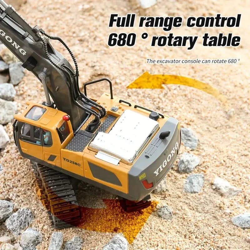 AeroBuild RC Digger: Ultimate Remote-Controlled Construction Vehicle For Adventures | Temsk