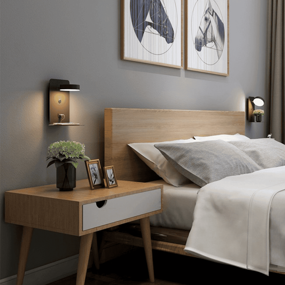 NovaNest Cozy Bedside Lamp With Warm Glow Lighting | Temsk