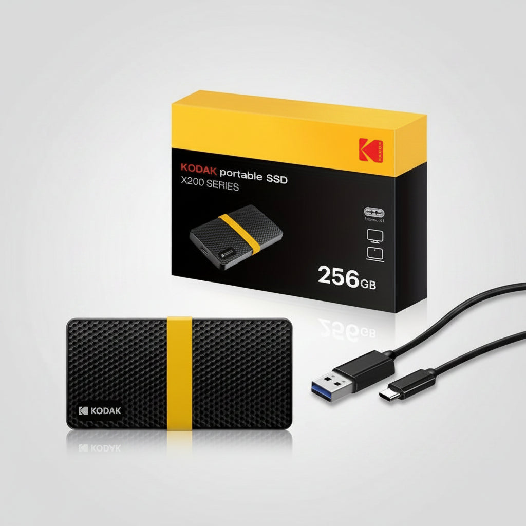Compact USB-C SSD External Drive For Tablet File Storage | Temsk