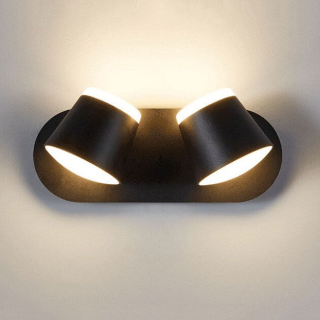 Aurora LED Wall Light With Rotating Cylinder Shade And 1/2/3 Flame Options | Temsk