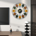 Bunte Metalluhr mit Retro-Eisen-Design als Akzentstil | Temsk