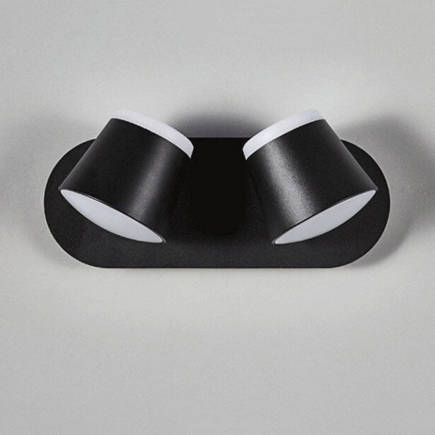 Aurora LED Wall Light With Rotating Cylinder Shade And 1/2/3 Flame Options | Temsk