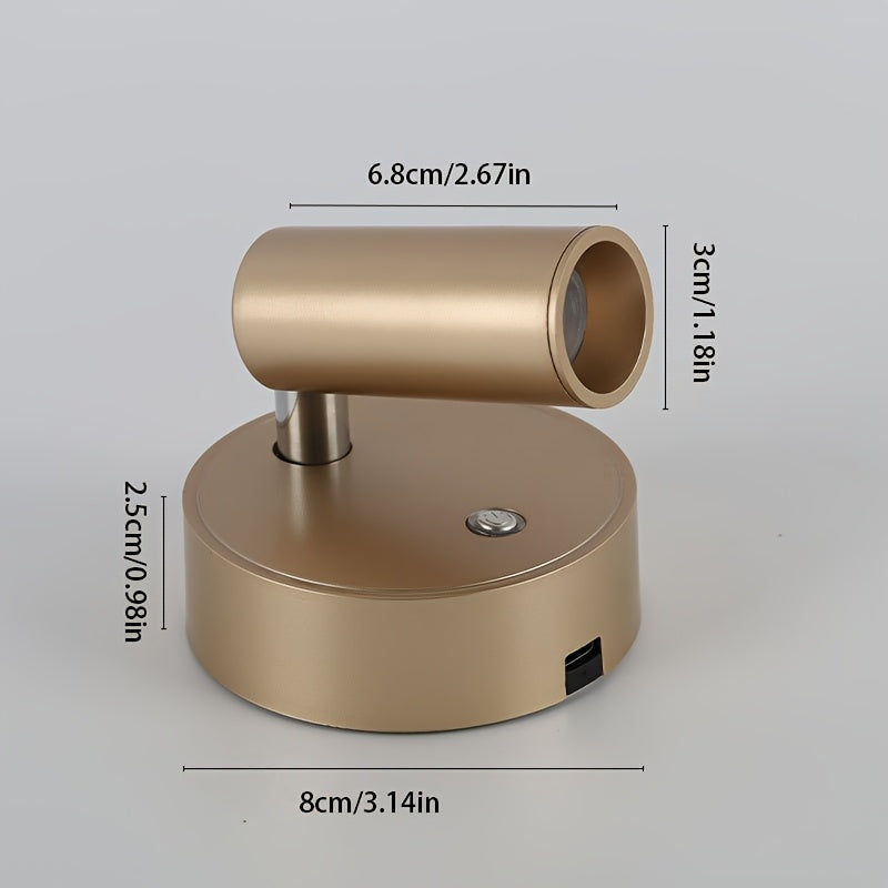 Wiederaufladbare magnetische Wandleuchte mit Touch-Steuerung und kabellosem Design | Temsk
