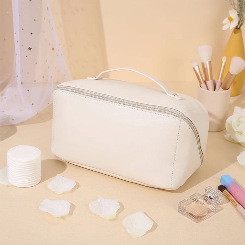 Reise-Schminktasche mit großem Fassungsvermögen und Kosmetik-Organizer | Temsk