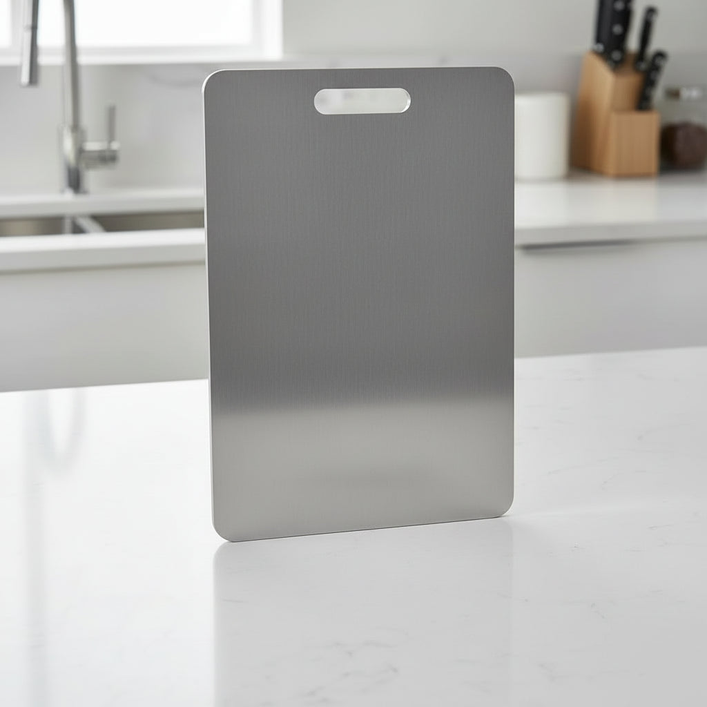 AeroGuard Stainless Steel Chopping Board Antibacterial and Scratch Resistant | Temsk