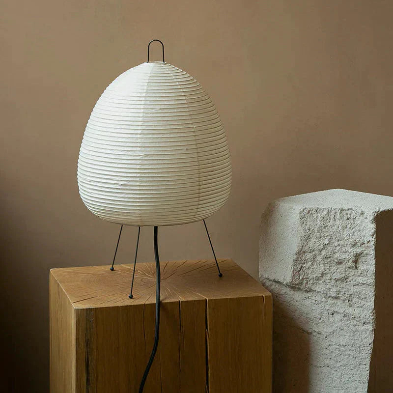 Rice Paper Floor Lamp With Japanese Style Paper Shade | Temsk