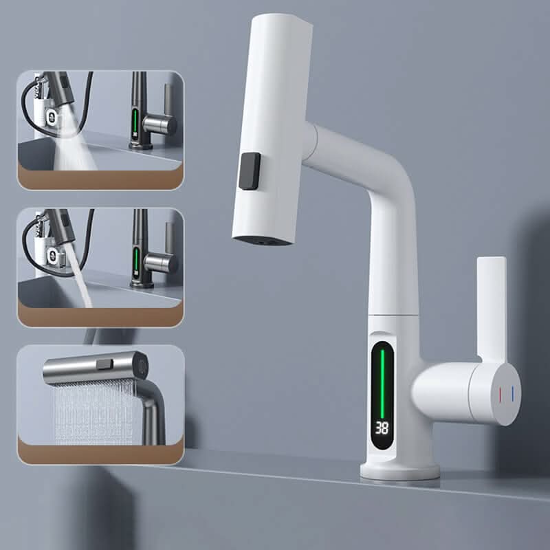 AquaNova Faucet 360-Degree Rotation With LED Temperature Display | Temsk