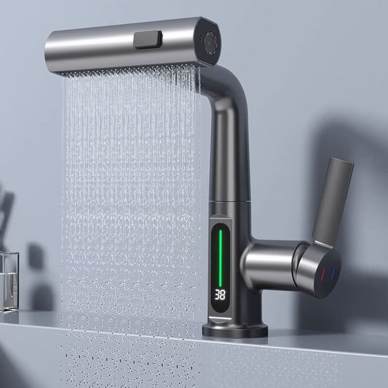 AquaNova Faucet 360-Degree Rotation With LED Temperature Display | Temsk