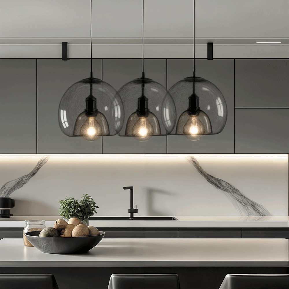 Lampade a sospensione Aurelia in vetro per cucine moderne e altro | Temsk