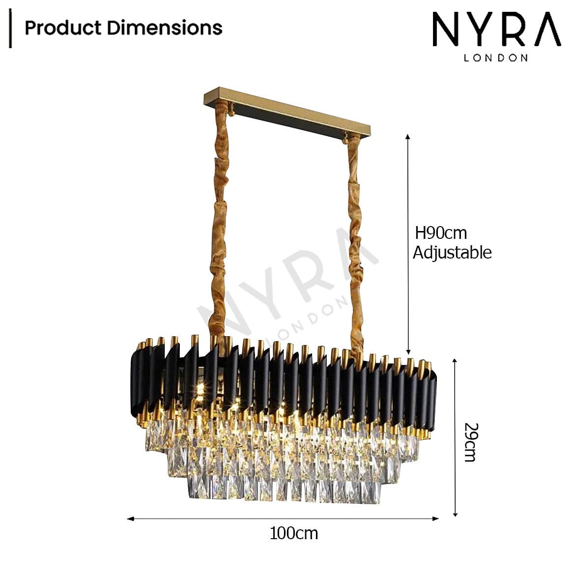 Aurelius Chandelier Collection with Adjustable Cords and Shade Options | Temsk