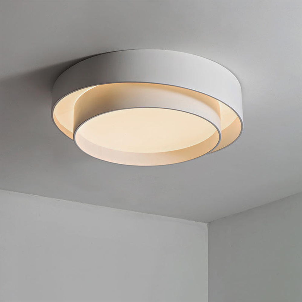 Nordische runde LED-Deckenleuchte im minimalistischen Design | Temsk