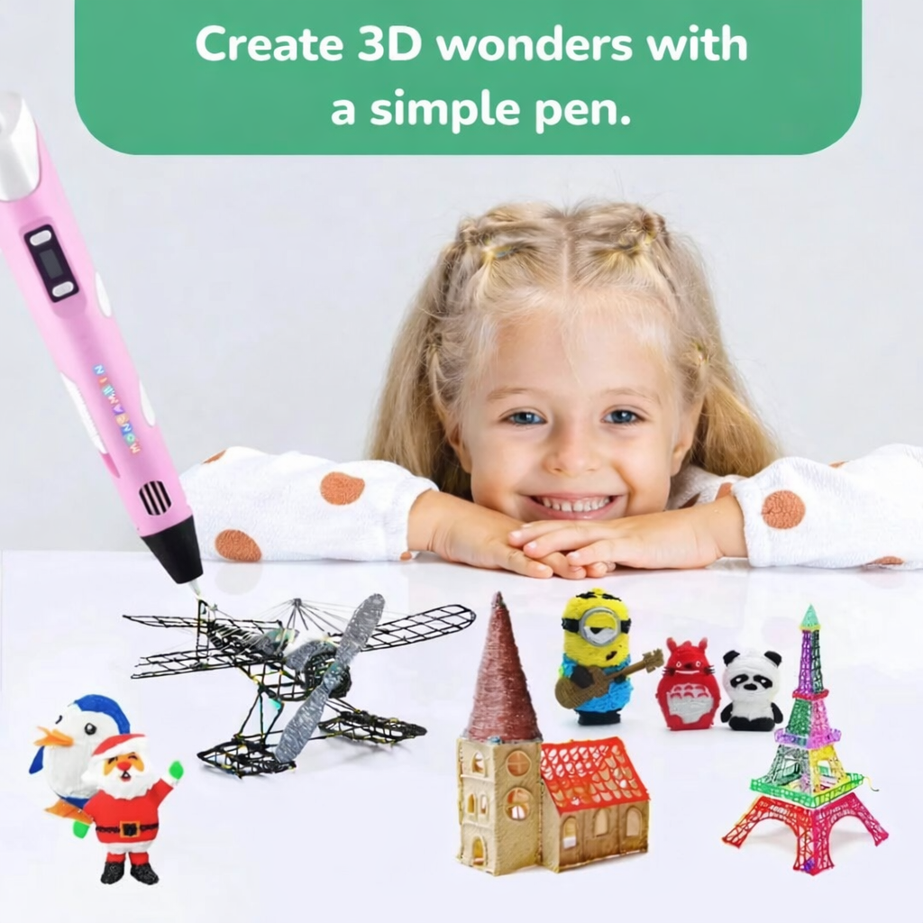 3D-Stift für Kinder: pädagogisches kreatives Zeichen- und Druckspielzeug | Temsk