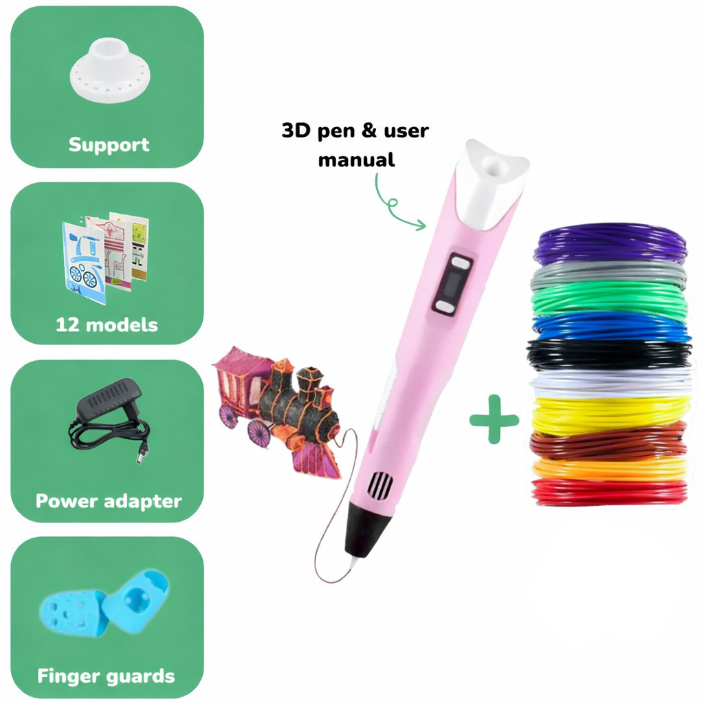 3D-Stift für Kinder: pädagogisches kreatives Zeichen- und Druckspielzeug | Temsk