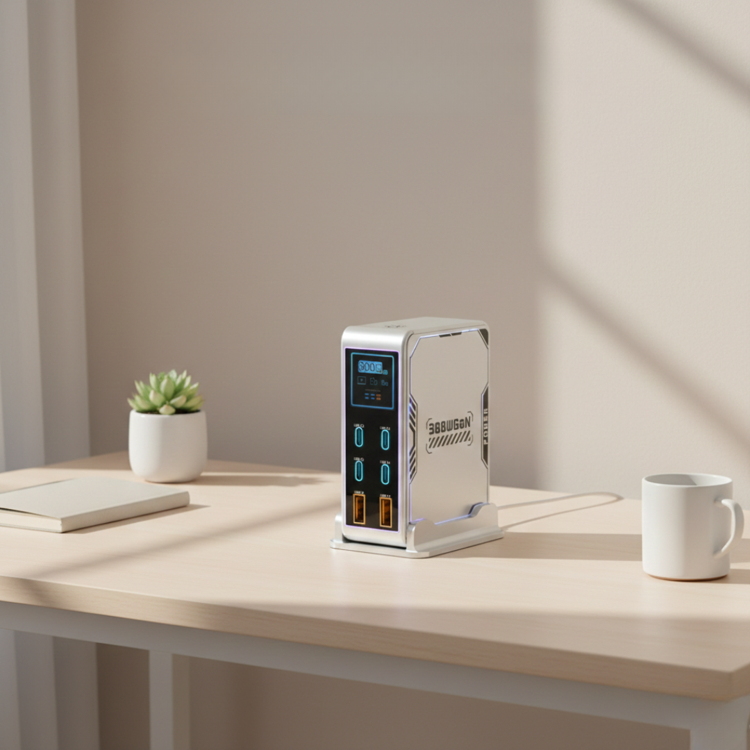 PowerHub 300W GaN nabíječka s více porty pro všechna vaše zařízení | Temsk