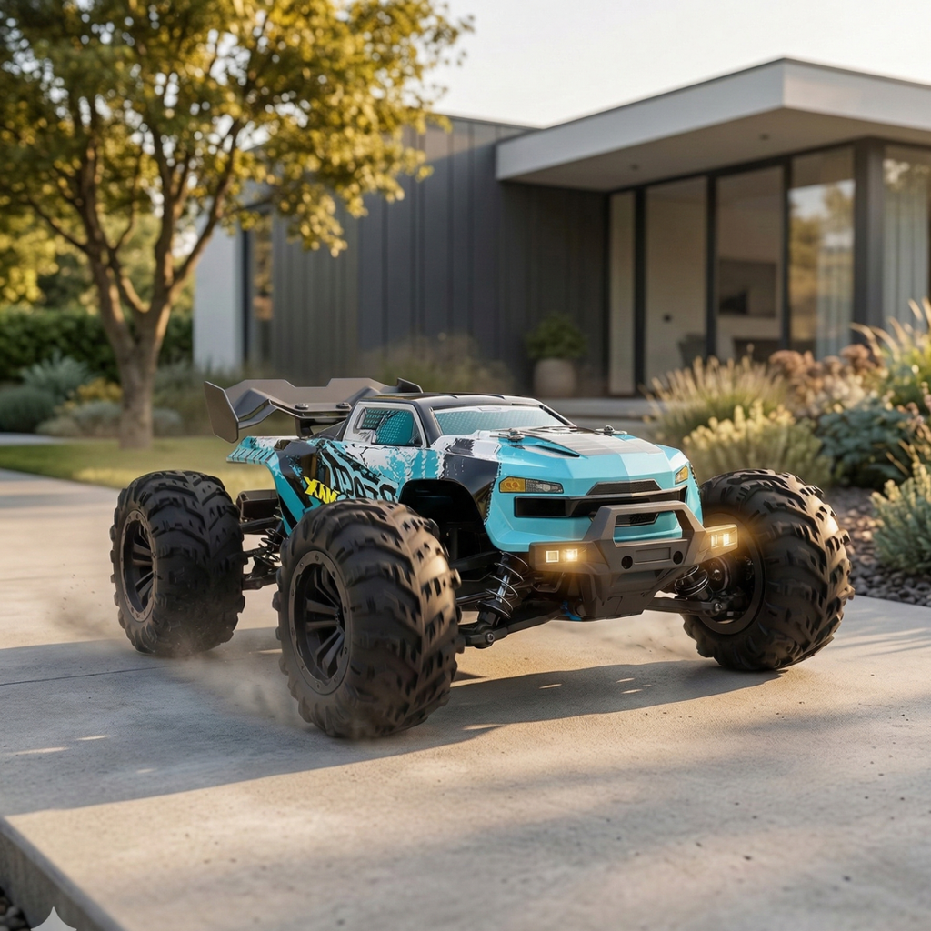 1:16 Scale 4WD High-Speed Brushless RC Car for Off-Road Remote Control Truck | Temsk