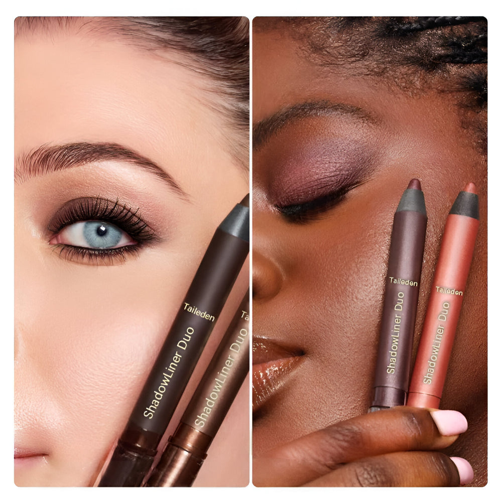 2-In-1 Eyeshadow And Eyeliner Cream Stick Duo For Versatile Color | Temsk