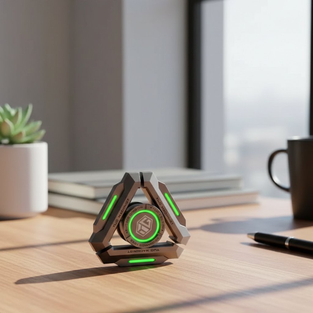 Luminous Metal Fidget Spinner For Everyday Use On The Go | Temsk
