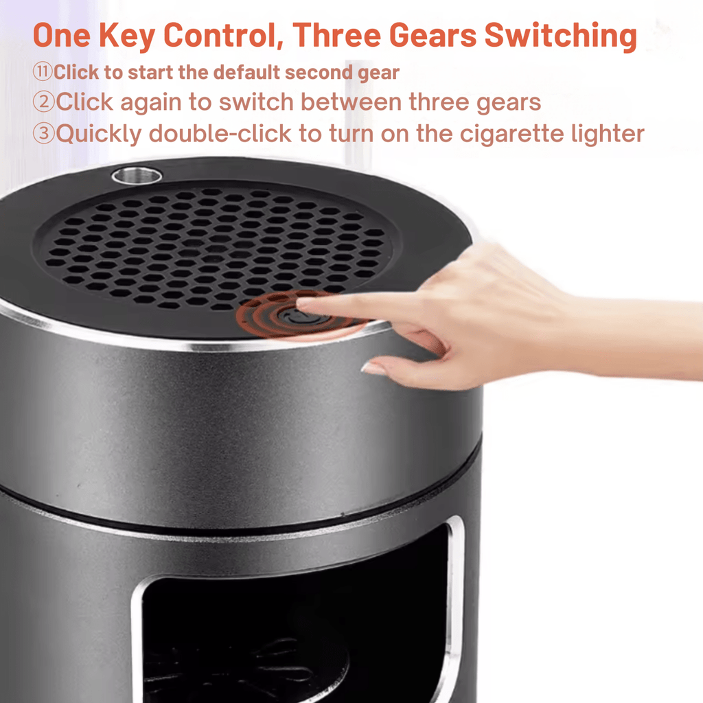 AeroPure Portable Smokeless Ashtray With HEPA Filter And USB Battery | Temsk