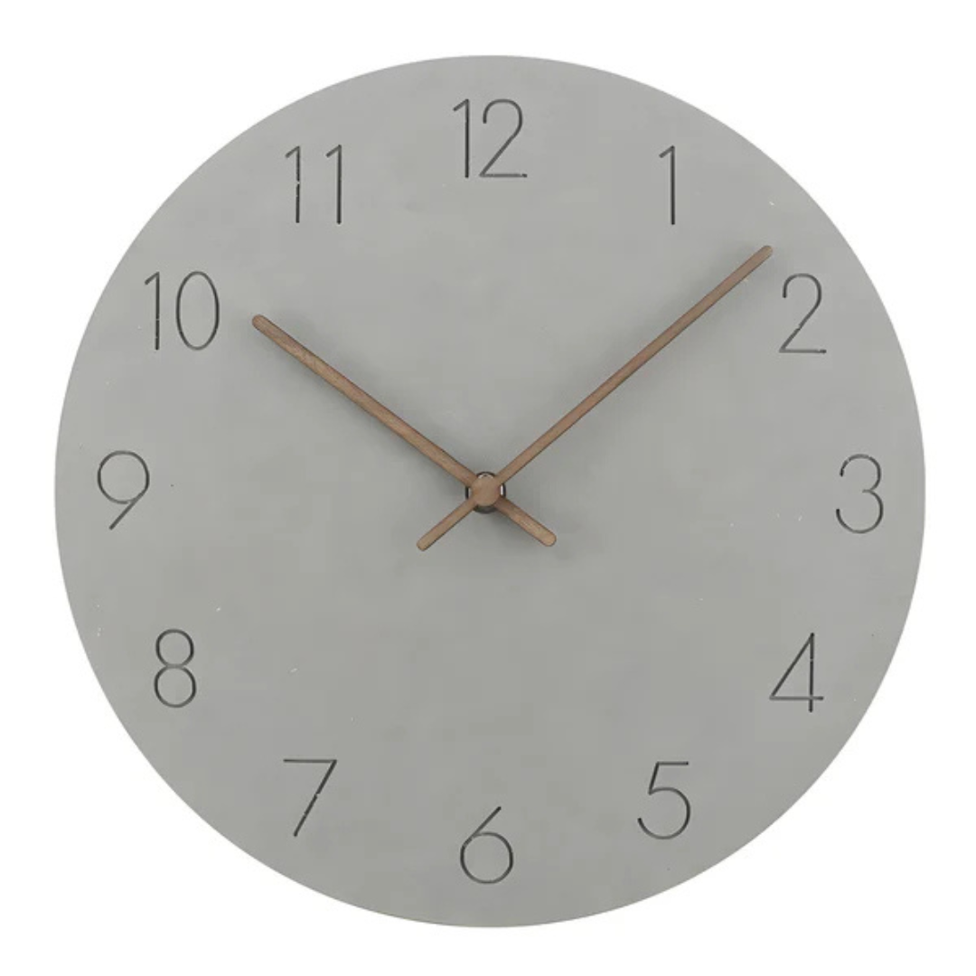 Nork Zeitgenössische Holzdesign Minimalistische Wanduhr | Temsk