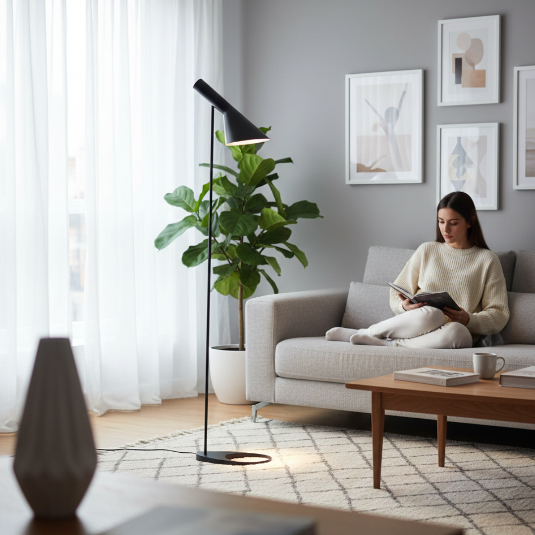 Nordic Minimalist Floor Lamp For Living Room And Bedroom | Temsk