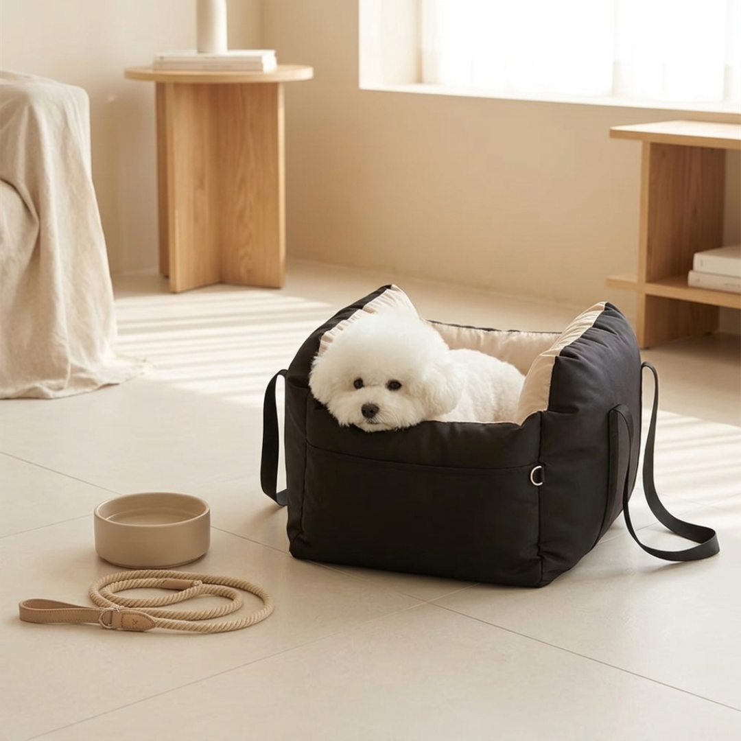 Dog Car Seat With Safety Belt For Pet Travel In Cars | Temsk