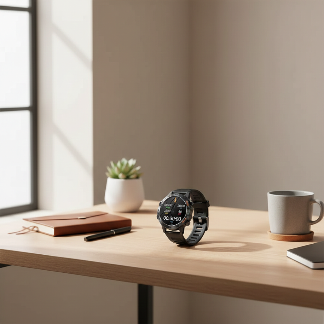 Waterproof Smartwatch With Bluetooth Calling For Everyday Durability | Temsk
