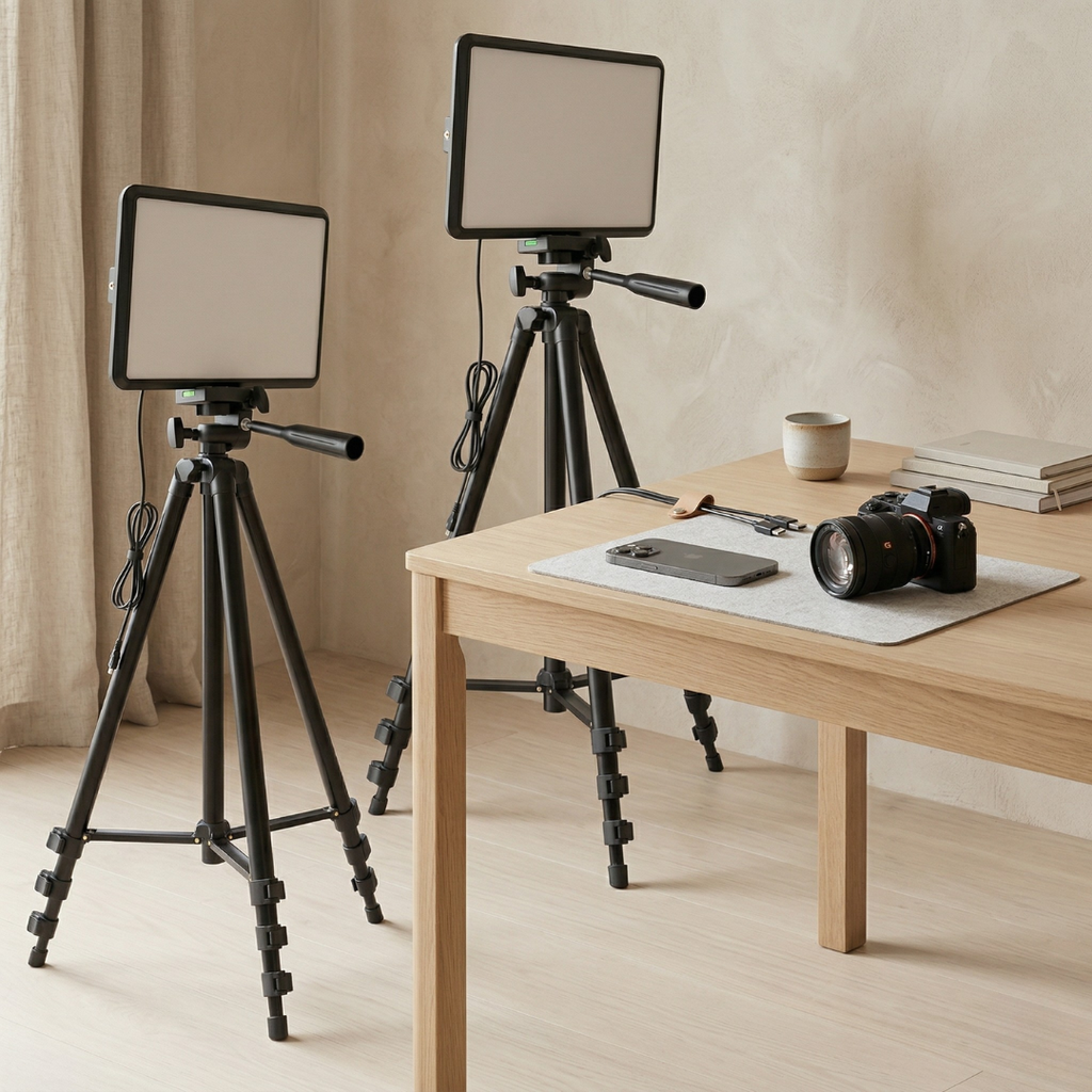 LED Video Light Kit For Photography And Streaming Setup | Temsk