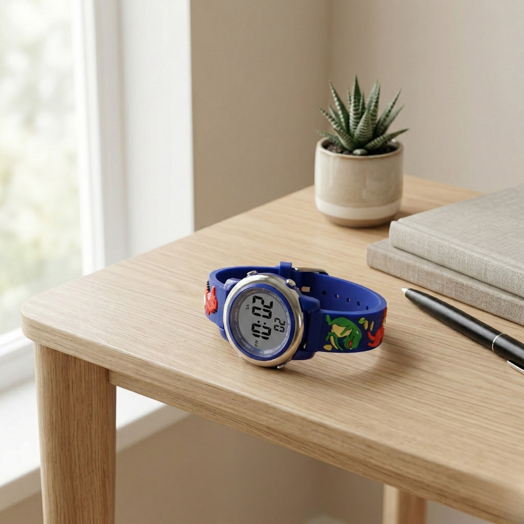 Waterproof Kids Smartwatch With Alarm For Young Learners | Temsk