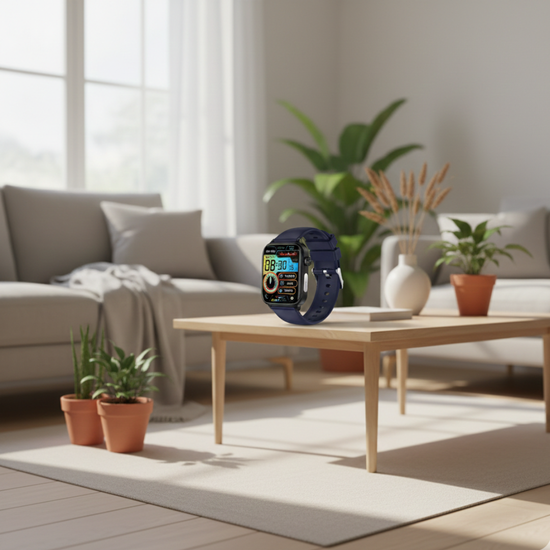 Smartwatch With AMOLED Display And Bluetooth Calling Waterproof Everyday Wear | Temsk