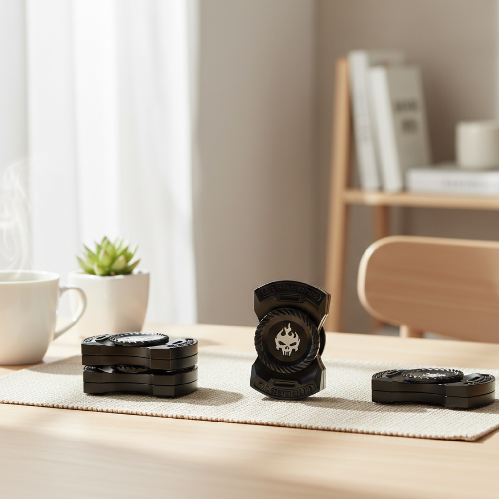 Three-In-One Fidget Spinner Toy For Daily Use And Travel | Temsk