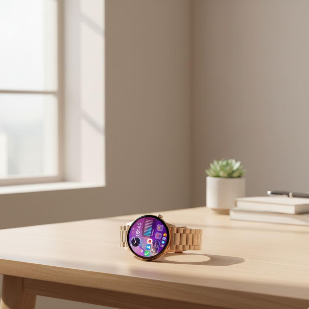 Women’s AMOLED Smartwatch With Waterproof Design And Bluetooth Calling | Temsk