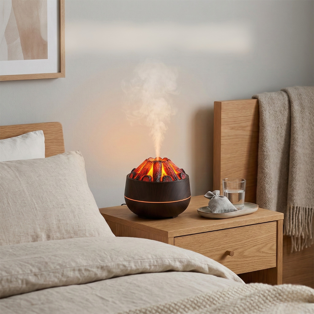 300ml Essential Oil Diffuser With Night Light For Bedroom Use | Temsk