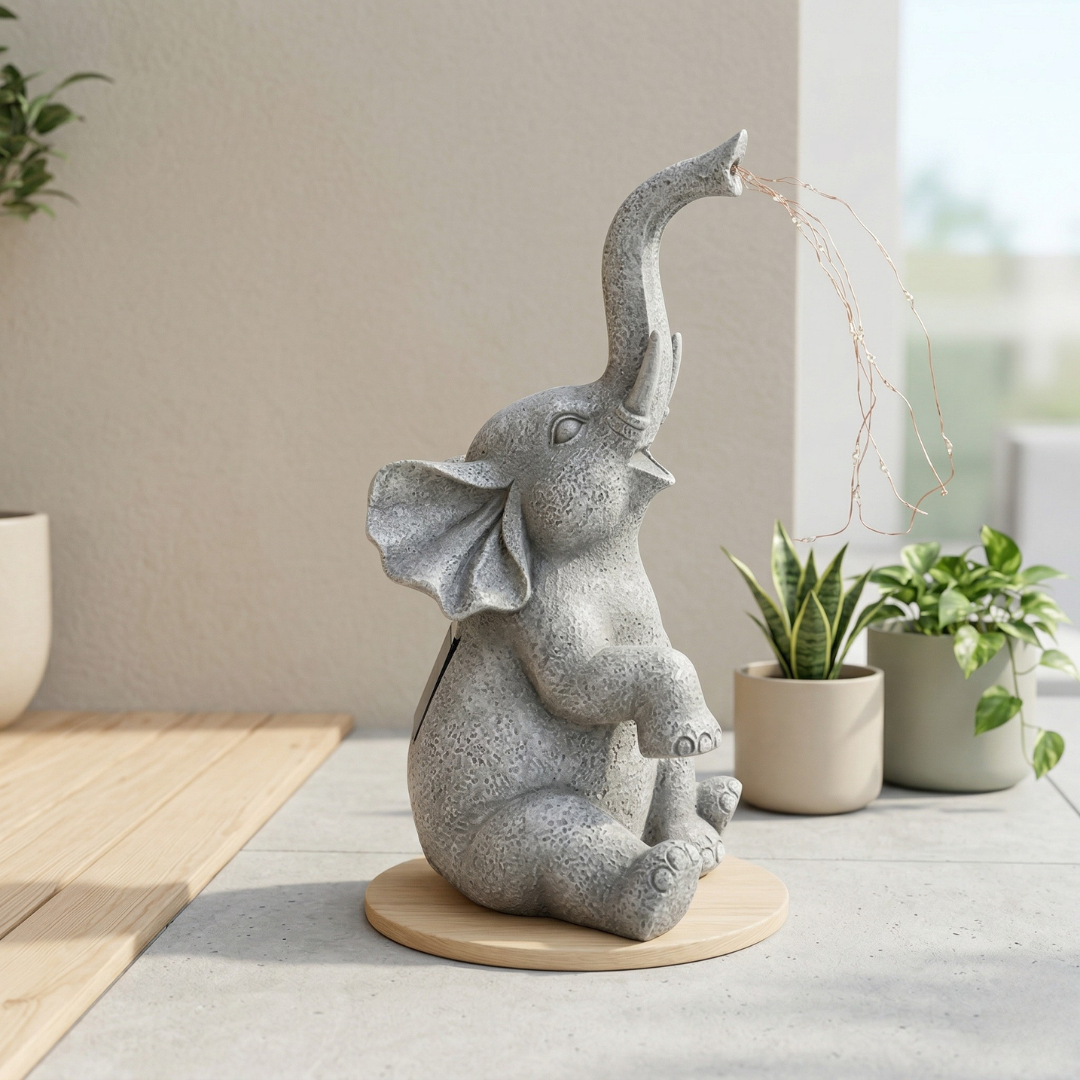 Solar Elephant Garden Ornament Solar Elephant Garden Ornament | Temsk
