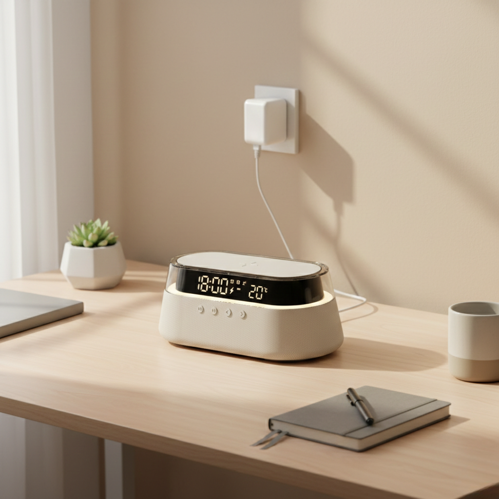 Sveglia smart con altoparlante Bluetooth per la camera da letto | Temsk
