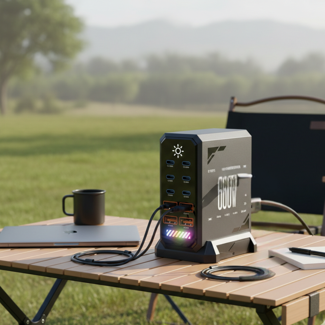 USB-C Charging Station for Multiple Devices and More | Temsk