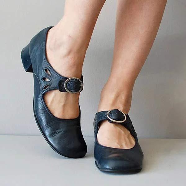 Arden's Classic Leather Sandals With Buckle And Arch Support | Temsk