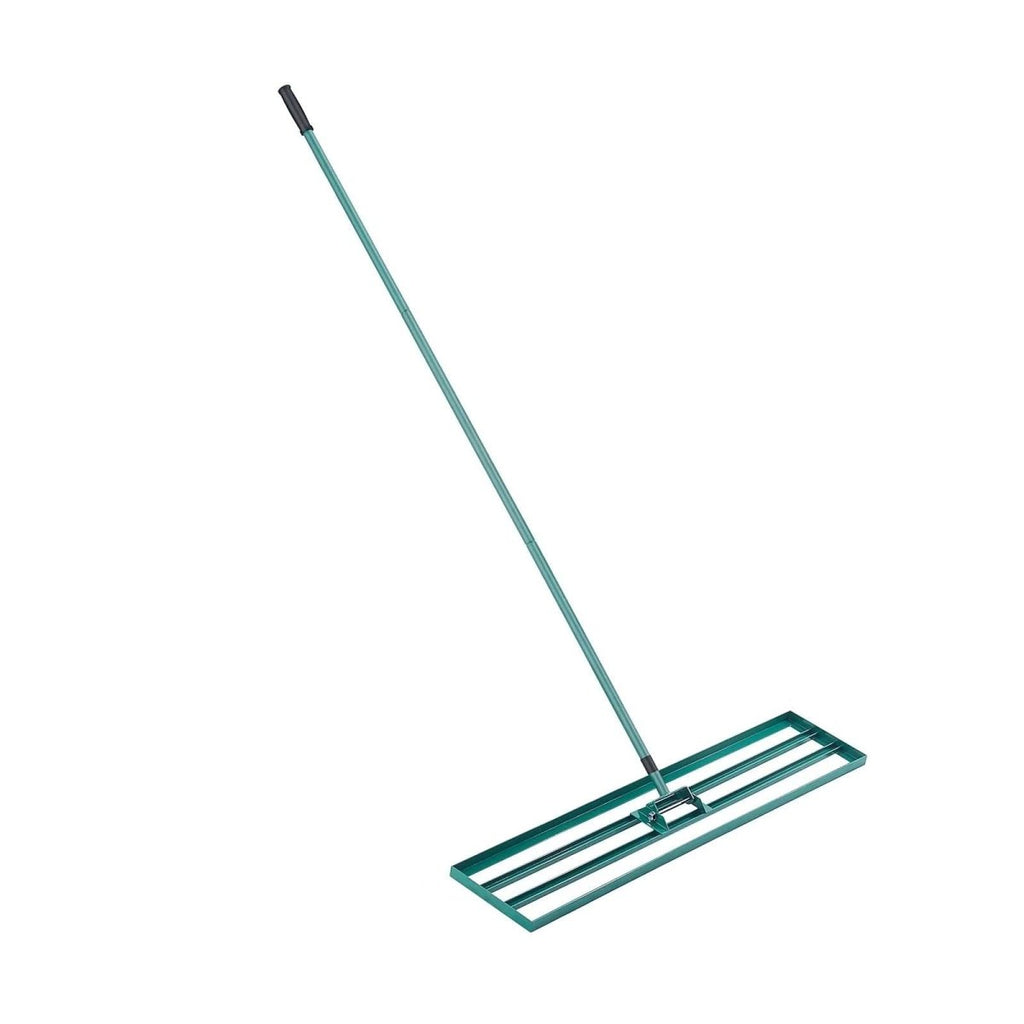 AeroGround Pro Lawn Rake With Extra Long Handle For Level Lawns | Temsk