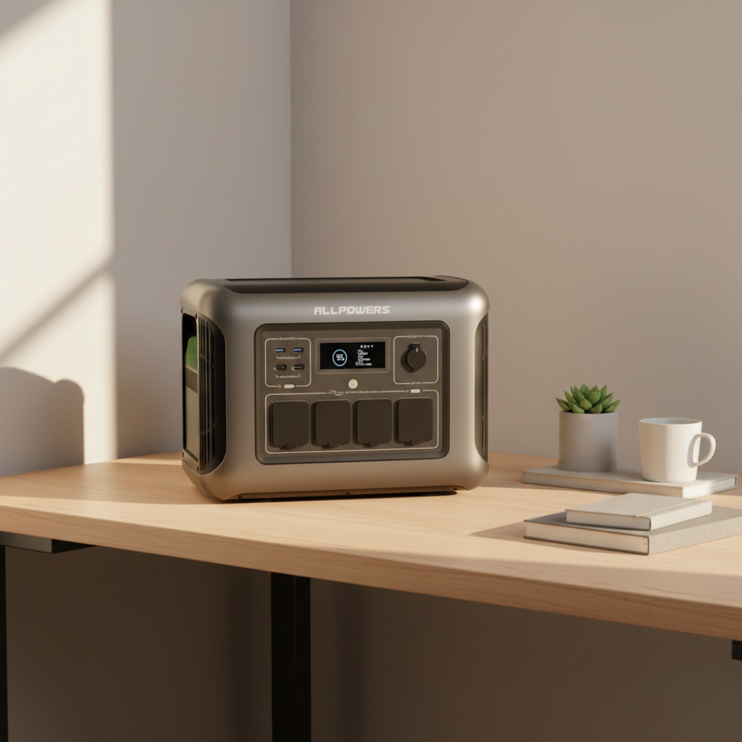 PowerMax Tragbare Powerstation mit 1056Wh Kapazität für netzunabhängige Stromversorgung | Temsk